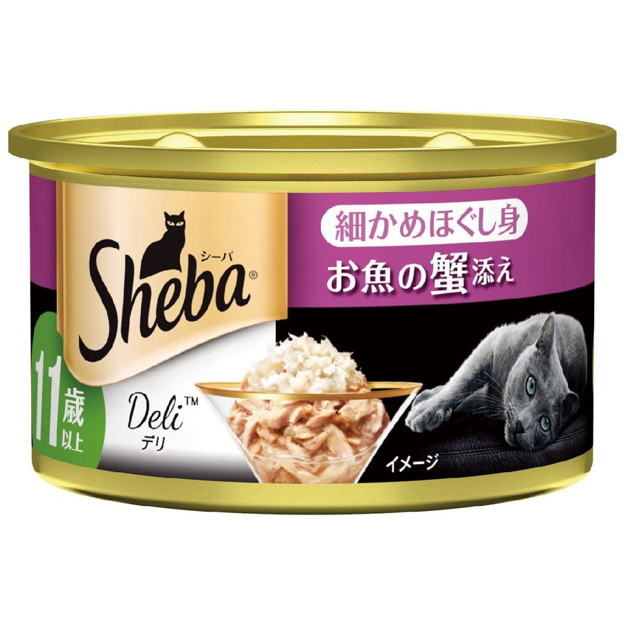 ShebaDeli 金罐系列SDE24 高齡貓用 11歲以上 鰹魚&蟹肉 85g
