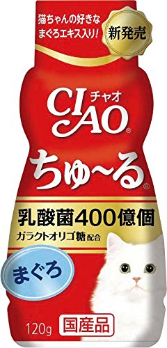CIAO乳酸菌啾嚕肉泥胖胖瓶 CS-131 鮪魚 120g
