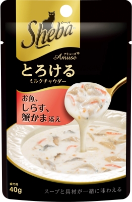 Sheba SAM50 鰹魚&吻仔魚&蟹味棒濃湯 40g
