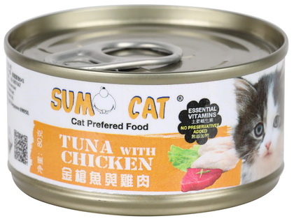 SUMO CAT(金槍魚&雞肉)80g(BCD067)
cat canned food