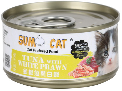 SUMO CAT(金槍魚&白蝦)80g(BCD075)
cat canned food