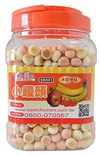 最高雞密-小饅頭(水果風味)550g-SB001
