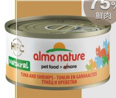 義士大廚鮪魚鮮燉罐-鮪魚鮮蝦70g
Almo nature LEGEND can Trout and tuna 70g