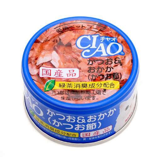 CIAO白罐.鰹魚+柴魚85g-4901133061233
