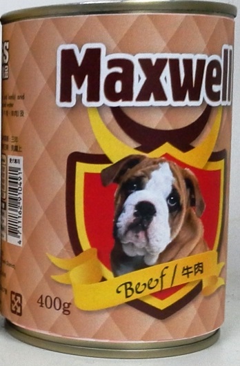 哈士MAXWELL美衛兒犬罐頭-牛肉口味
