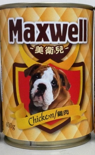 哈士MAXWELL美衛兒犬罐頭-雞肉口味