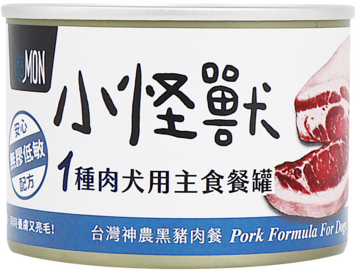 犬族1種肉主食罐 - 純黑豬肉餐
