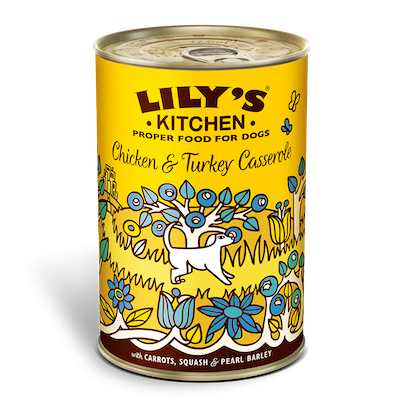 莉莉廚房雞肉佐火雞燉罐(犬)400g
Lily’s Kitchen Chicken & Turkey Casserole
