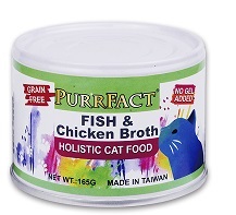 波菲特貓用主食罐(無加膠)【魚肉．蔓越莓配方】
PURRFACT Fish&Chicken broth Holistic Cat Food