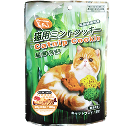 PV貓薄荷餅-鮪魚風味
Cat Treat- PV Catnip Cookie with Tuna Flavour