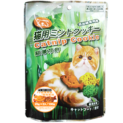 PV貓薄荷餅-鮭魚風味
Cat Treat- PV Catnip Cookie with Salmon Flavour