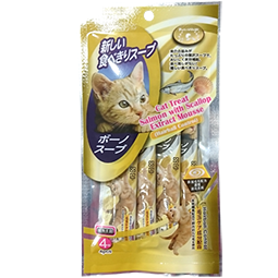PV貓專用化毛配方慕斯泥-鮭魚&干貝風味
Cat Treat Salmon with Scallop Extract Mousse ( Hairball Control ) ( Hairball Control )