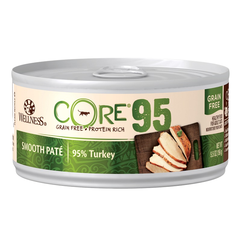 CORE無穀系列 95%主食貓罐 (火雞肉)
CORE© 95% Turkey