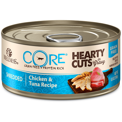CORE 無穀系列厚切肉片主食貓罐 (雞肉&鮪魚)
CORE® Hearty Cuts Chicken & Tuna