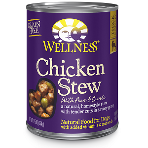 全方位主食狗罐 (雞肉燉豌豆和胡蘿蔔)
Wellness Homestyle Stew Grain Free Chicken Stew with Peas & Carrots
