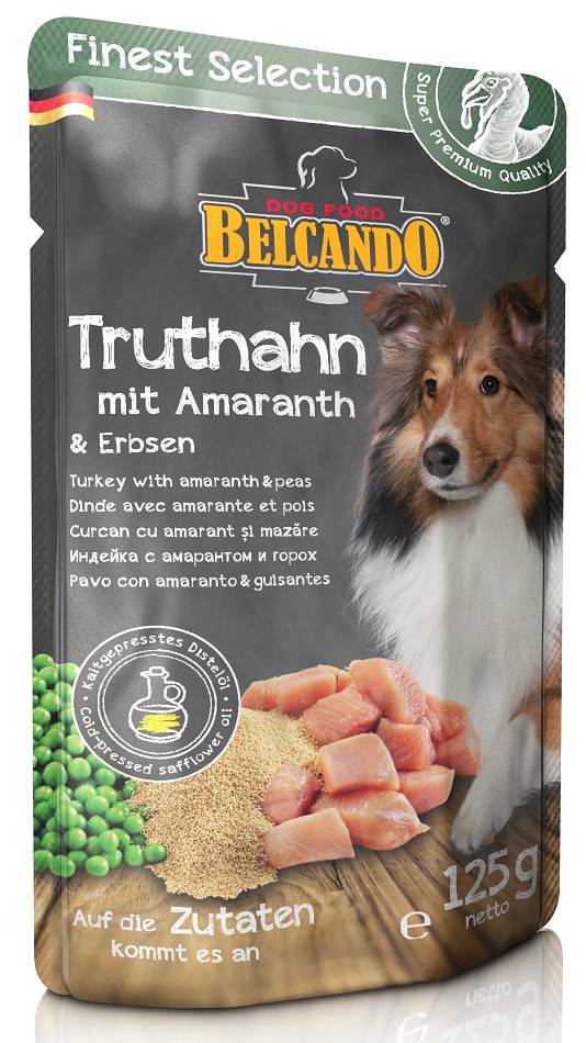 德國柏肯特主食 鮮肉包-火雞肉
BELCANDO Turkey & Amaranth & Peas