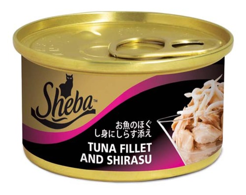 SHEBA金罐 鮪魚及吻仔魚(湯汁) 85g x 24
SHE Can Tuna Fillet & Shirasu 85g(*24)