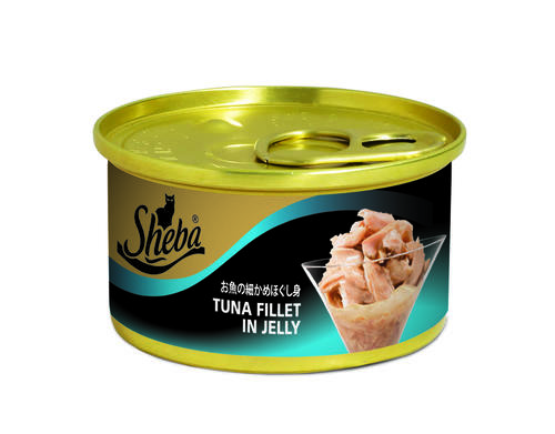SHEBA金罐 白身鮪魚(魚凍) 85g x 24
SHE Can Tuna Fillet in Jelly 85g(*24)
