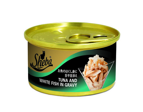 SHEBA金罐 鮪魚及白身魚(湯汁) 85g x 24
SHE Can Tuna & White Fish 85g(*24)