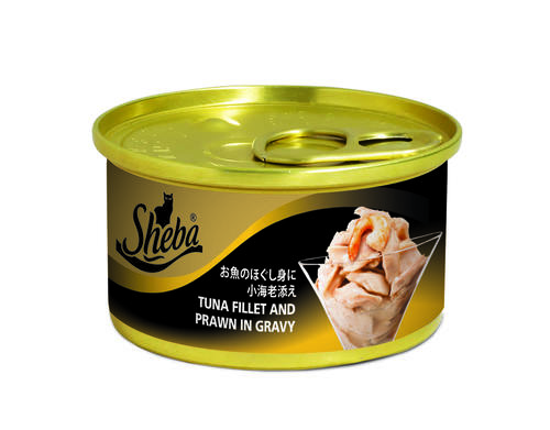 SHEBA金罐 鮮湯鮪魚及蝦(湯汁) 85g x 24
SHE Can Tuna & Prawn in Gravy 85g (*24)