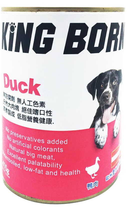 King Born狗罐-鴨肉口味

