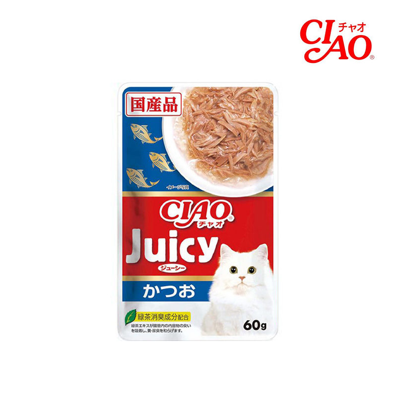 日本CIAO Juicy餐包-鰹魚 60g (IC-342)