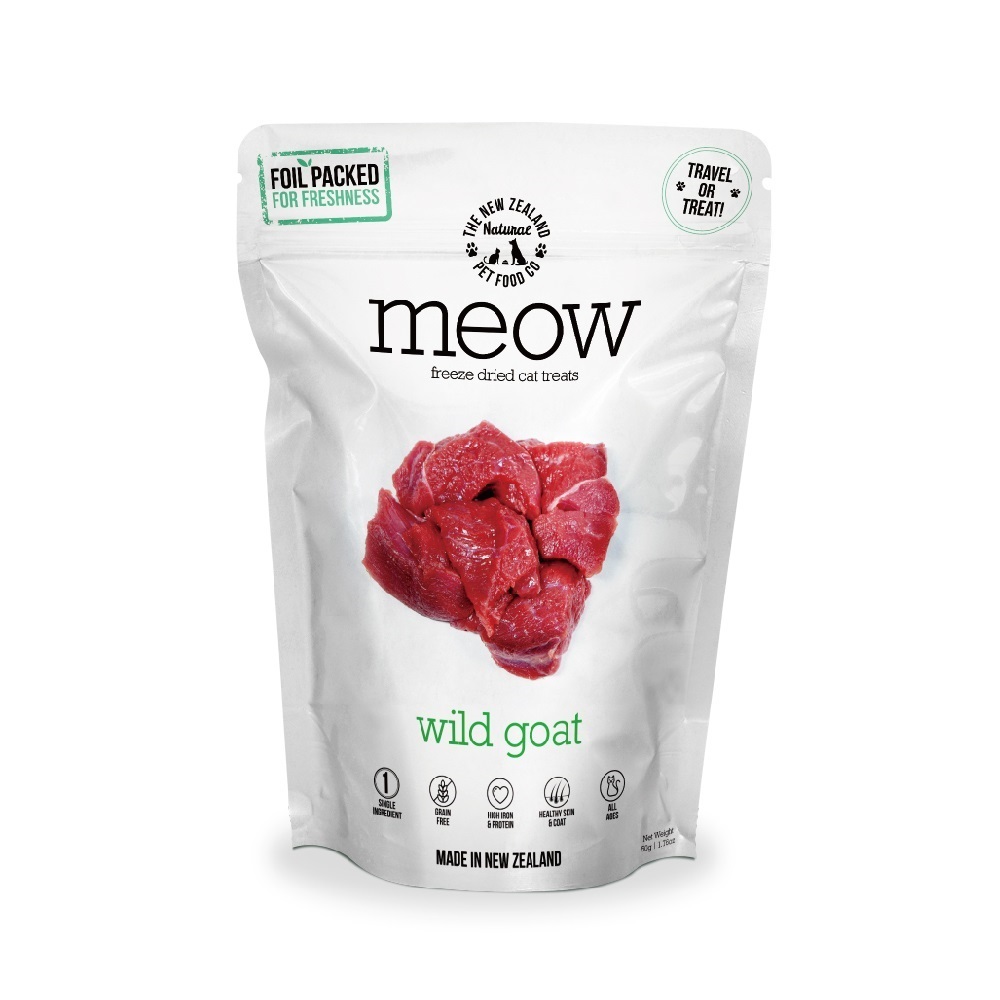 紐西蘭meow貓咪冷凍乾燥零食-野生山羊肉
