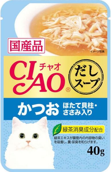 CIAO 餐包 雞肉+柴魚+扇貝+柴魚湯底