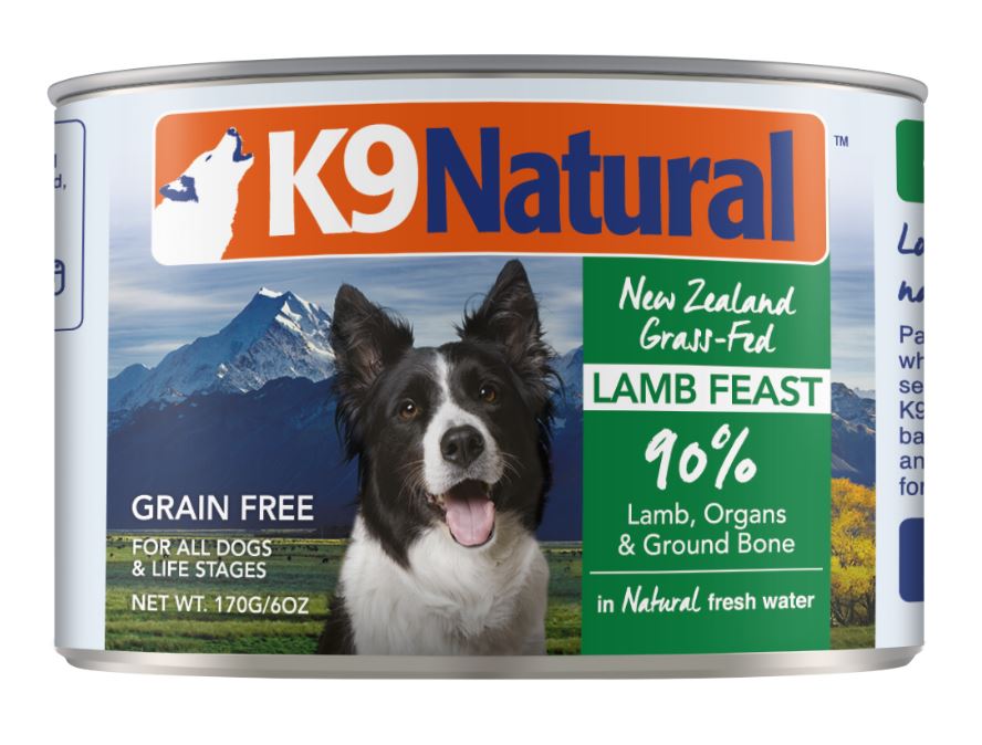 紐西蘭K9鮮燉生肉主食狗罐-無穀羊170g