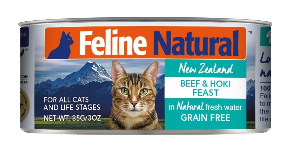紐西蘭K9鮮燉生肉主食貓罐-無穀牛+鱈85g