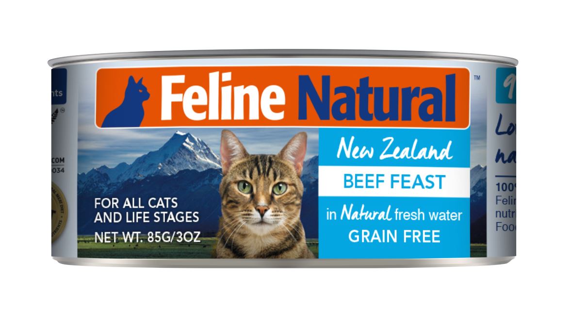 紐西蘭K9鮮燉生肉主食貓罐-無穀牛85g