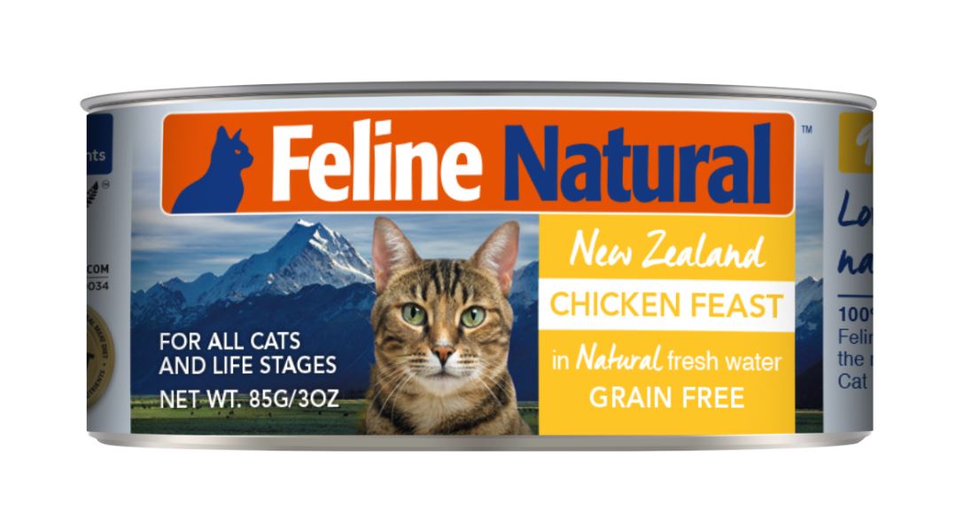 紐西蘭K9鮮燉生肉主食貓罐-無穀雞85g