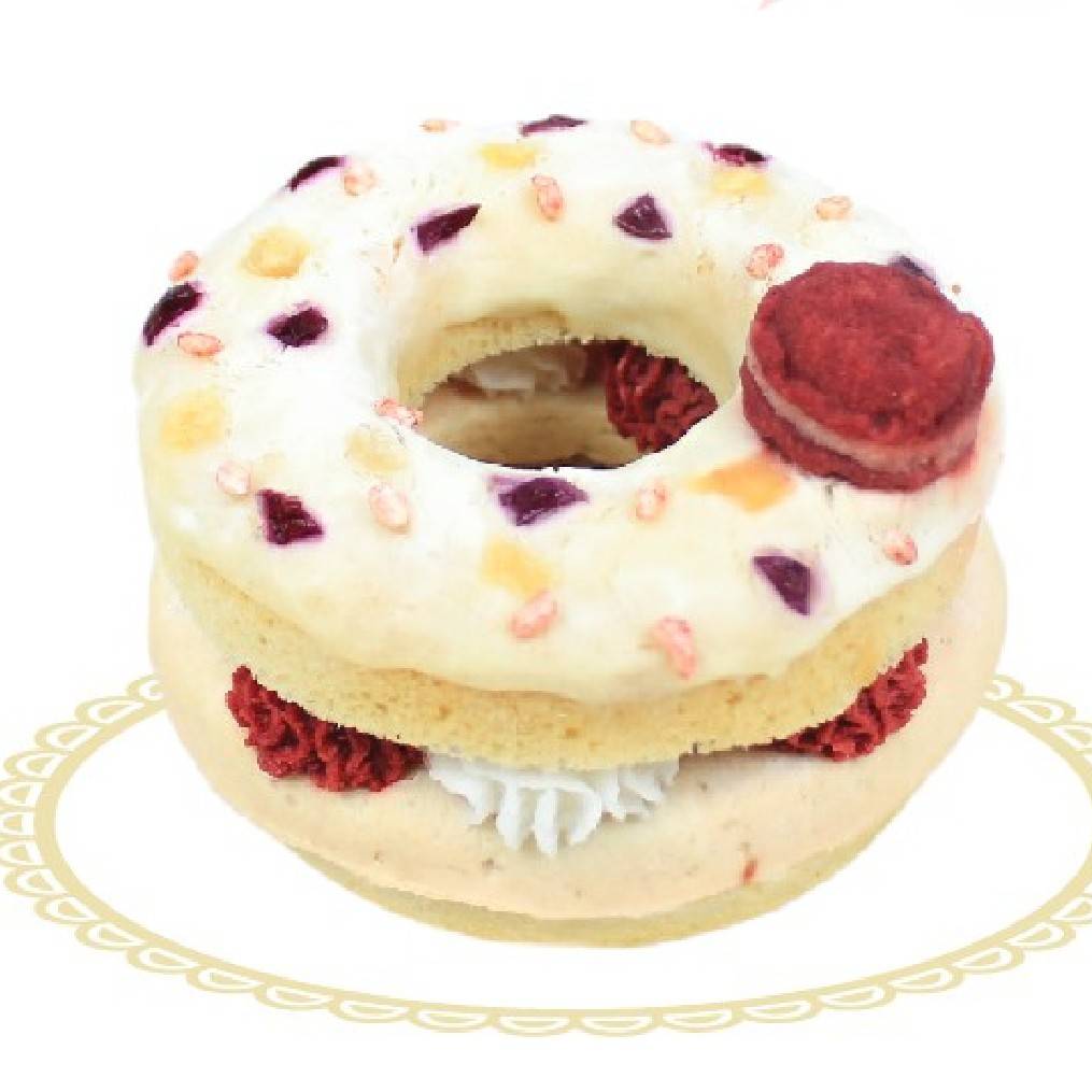 馬卡龍圈圈蛋糕-蔓越莓(紅)