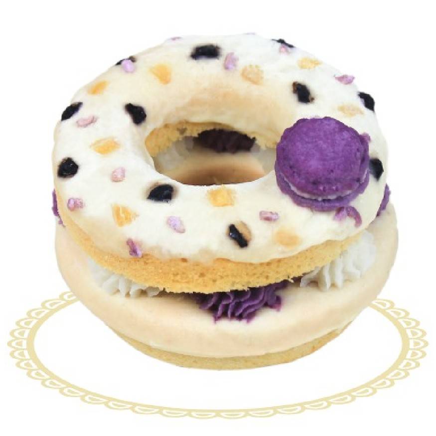 馬卡龍圈圈蛋糕-藍莓(紫)
