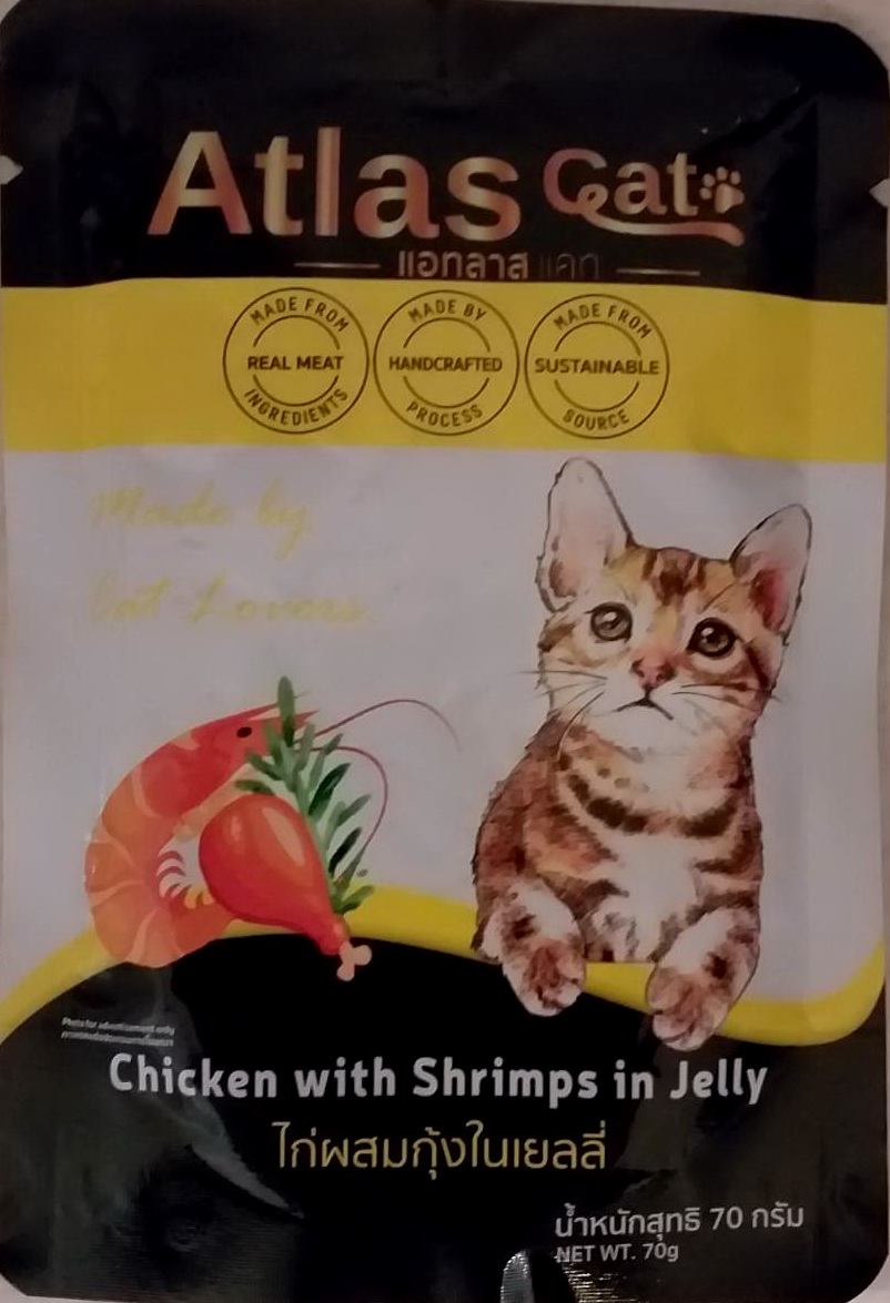 亞堤思貓用主食餐包-雞肉+鮮蝦